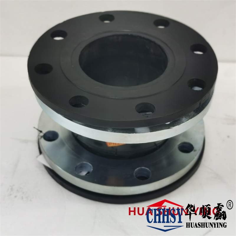大翻遍橡膠軟接頭，碳鋼法蘭（lán）橡膠（jiāo）接頭，循環水係統橡膠軟連接