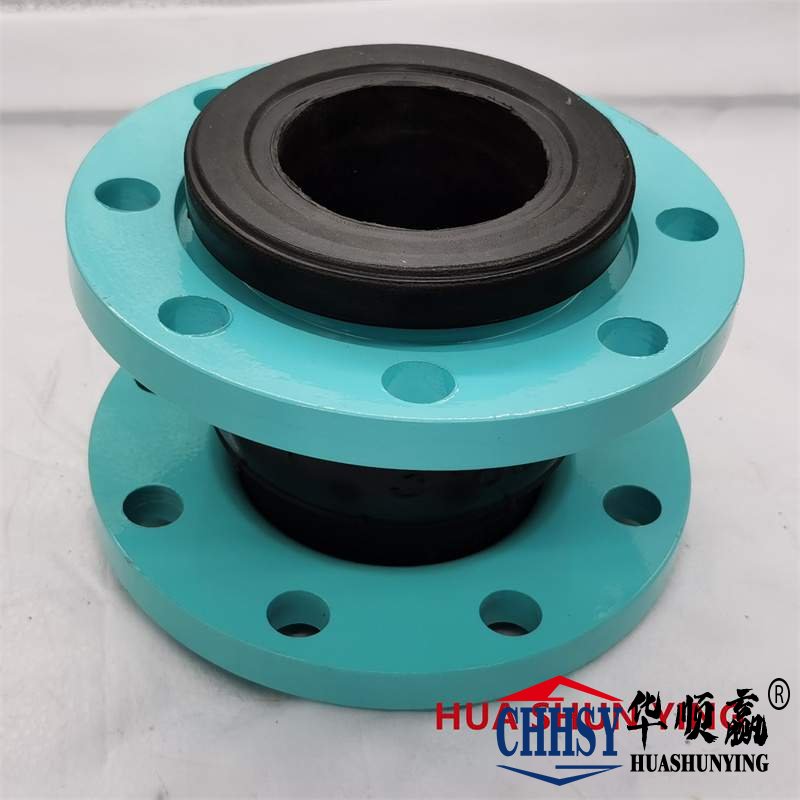 DN25橡膠(jiāo)軟接頭,碳鋼法蘭橡膠接頭,循環水係統橡膠軟連接