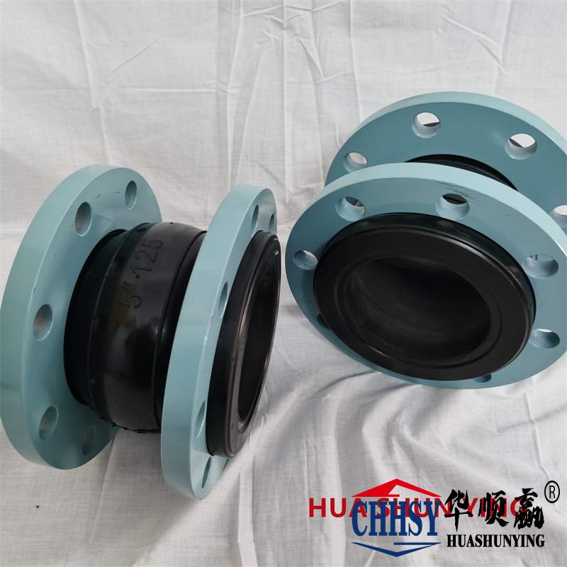 DN25橡膠(jiāo)接頭,碳鋼法蘭橡膠接頭,循環水係統橡膠軟連接